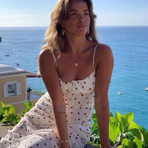 Realisation par the alba dress in strawberry